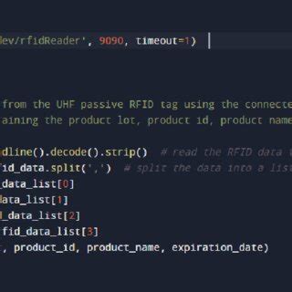 read rfid using python|sllurp.